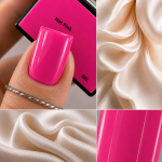 Gel polish Hot Pink